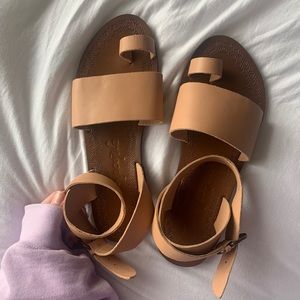 Free People Wrap Sandals NWOT